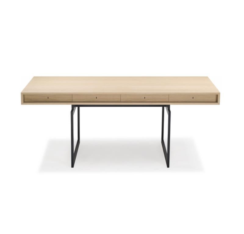 Scrivania in Wood Wood e struttura in acciaio inossidabile di Bodil Kjaer per Karakter in vendita 5