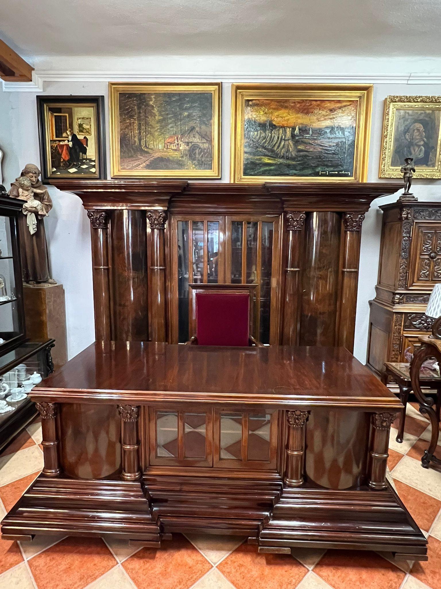 Office set, library, desk, armchair For Sale 6