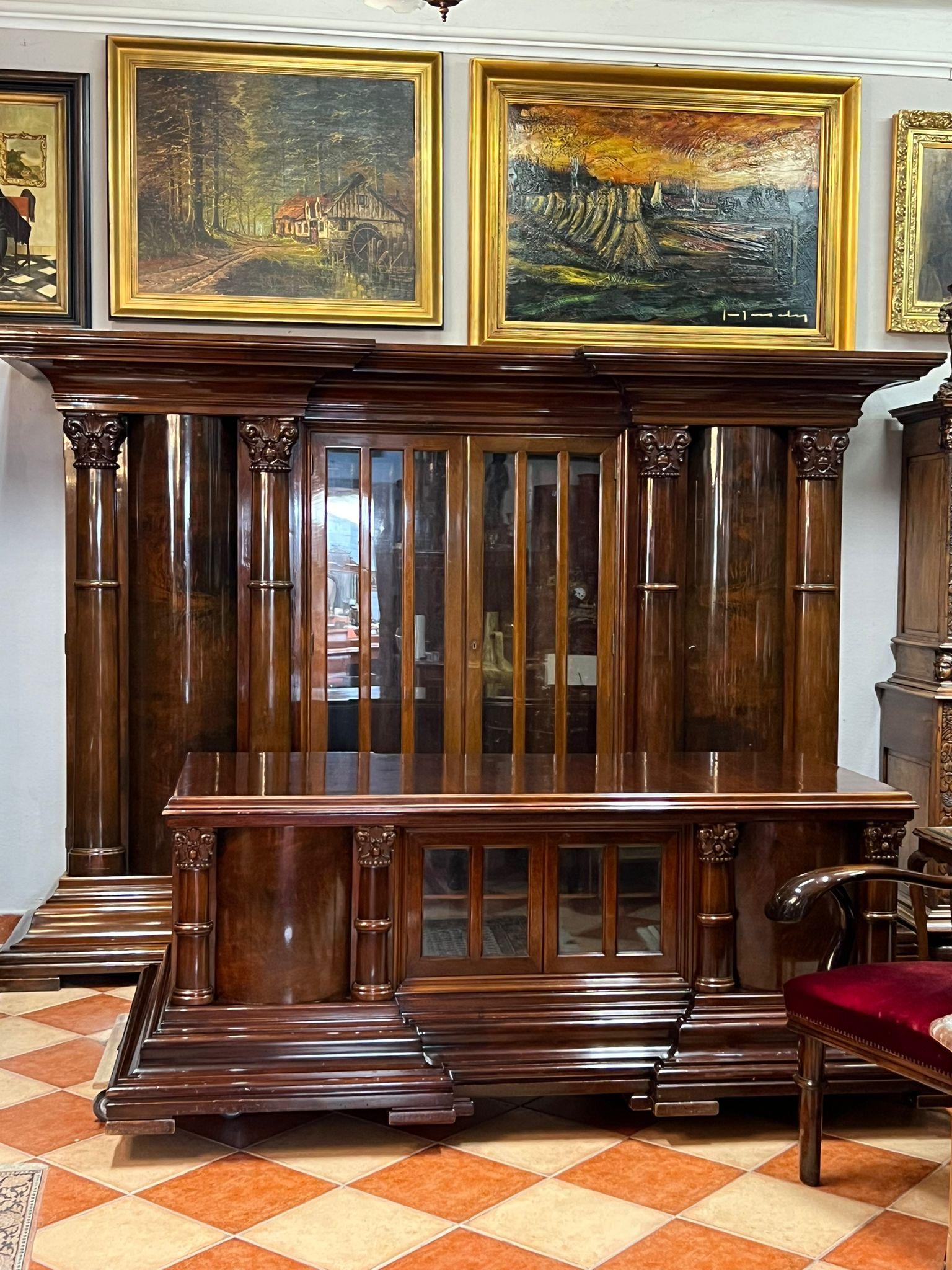 Office set, library, desk, armchair For Sale 7