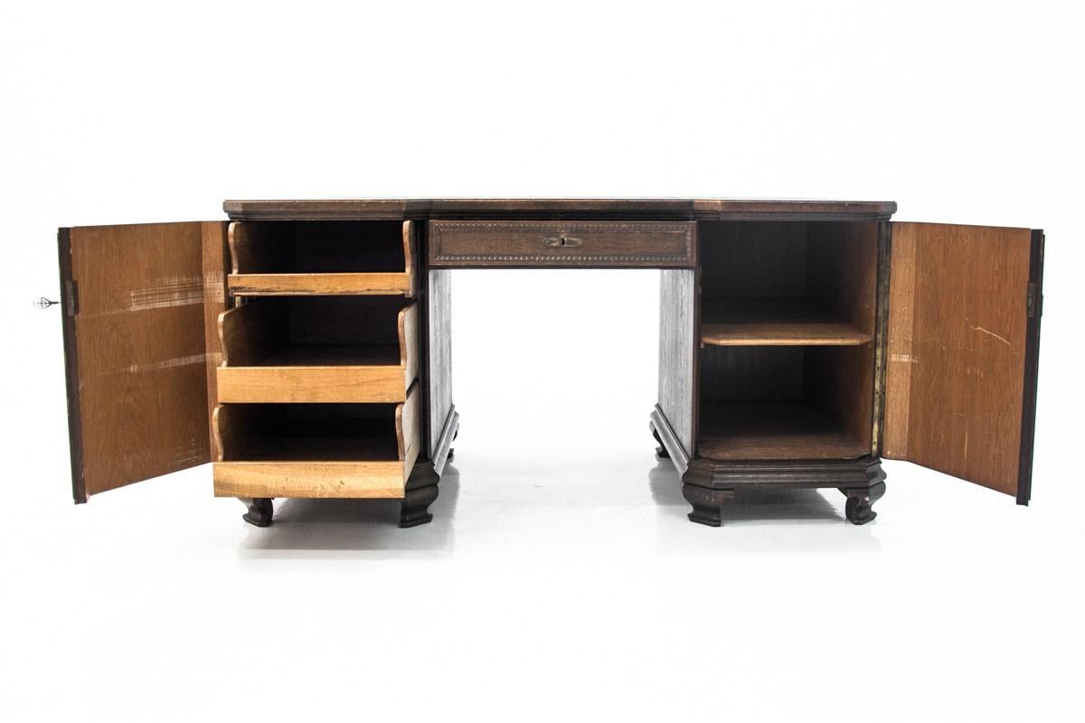 Walnut Office Set or Library and Desk from circa 1920