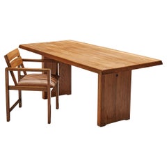 Office Set with Early Pierre Chapo Table and Erich Dieckmann Armchair