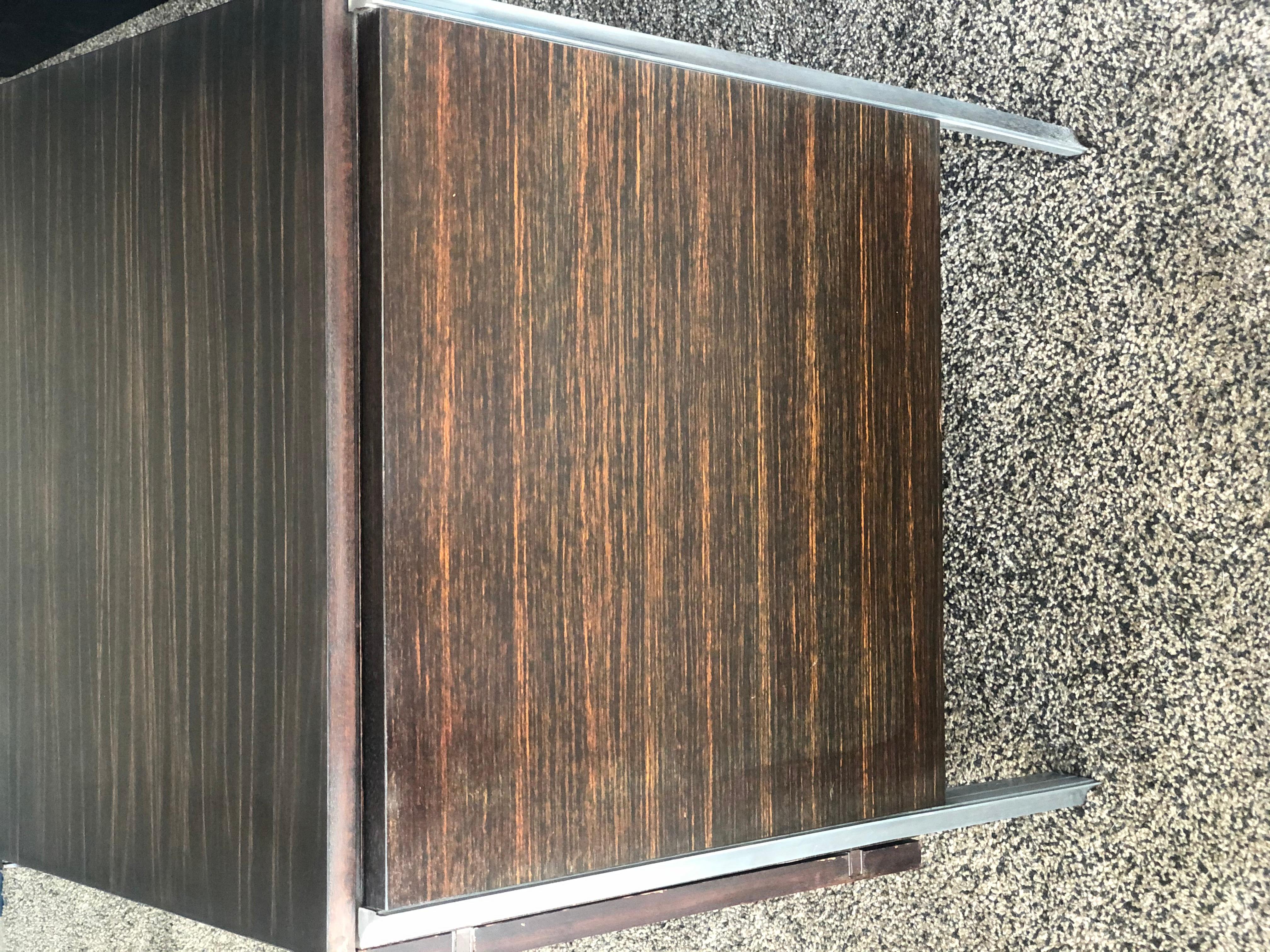 Office Sliding Tray and Its Box in Rosewood Veneer Raymond Loewy, 1965 In Good Condition For Sale In Avignon, Vaucluse
