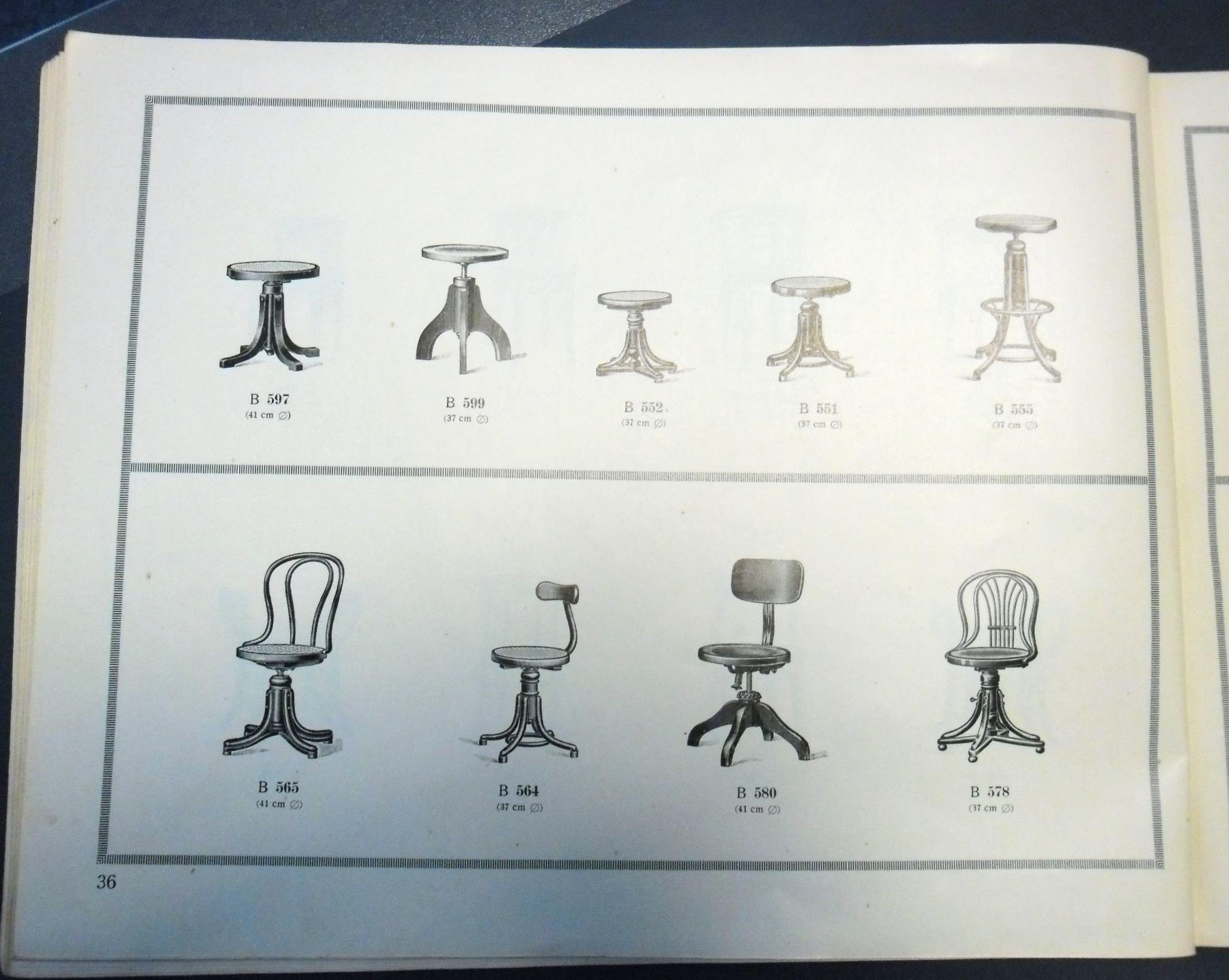 Office Swivel Chair, Thonet B580 Chair, since 1925 3