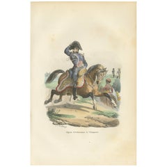 Officer d’Ordonnance de l’Empereur, French Imperial Guard Cavalry Print, 1843