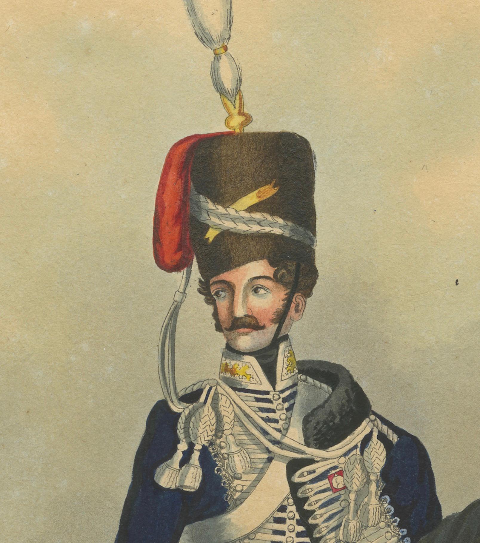 Officer of the King's German Legion (Duke of Cambridge's Hussars), circa 1828 For Sale 1