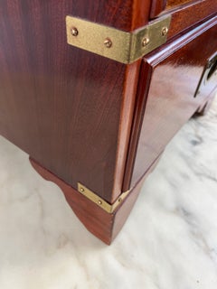 Officer's Bedside Table by Reh Kennedy for Harrods London 1980s