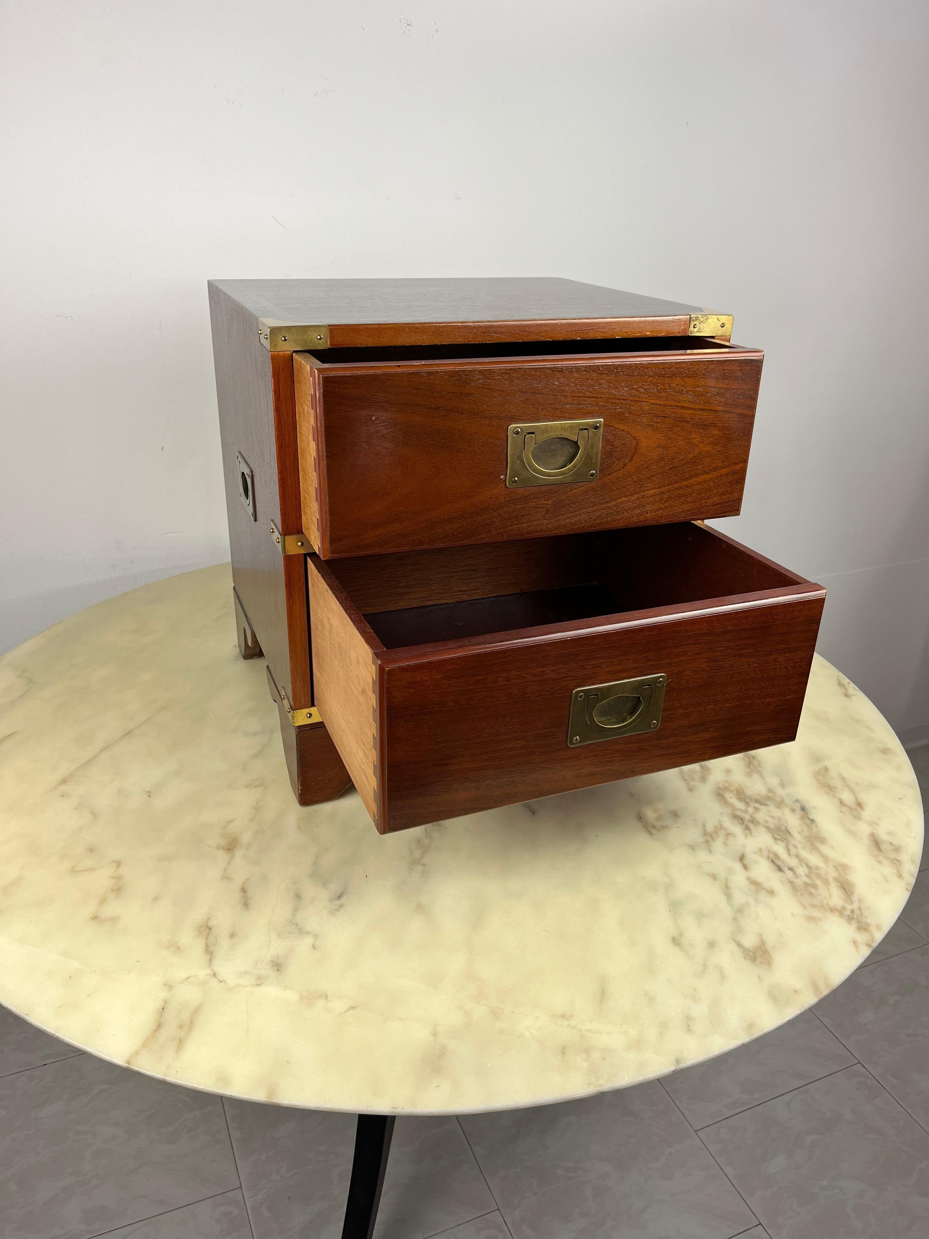 Other Officer's Bedside Table by Reh Kennedy for Harrods London 1980s For Sale