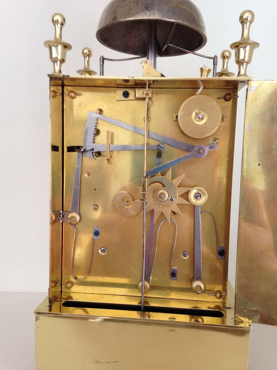 Early 19th Century French Capucine Clock, by Hastroffer a Lyon, circa 1820 For Sale