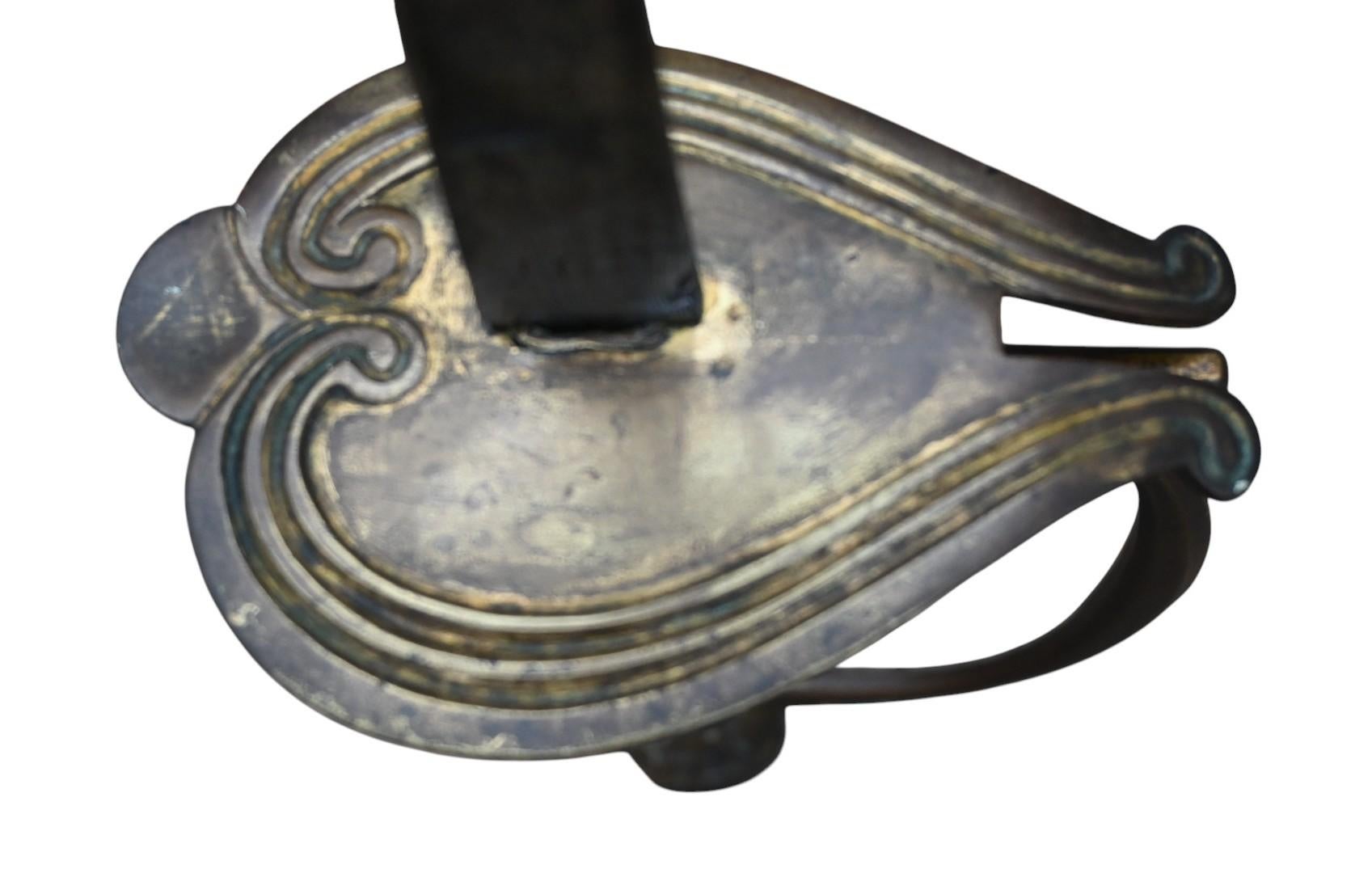 Français Épée d'officier - France ou Pays-Bas autrichiens - Circa 1770-1790 en vente