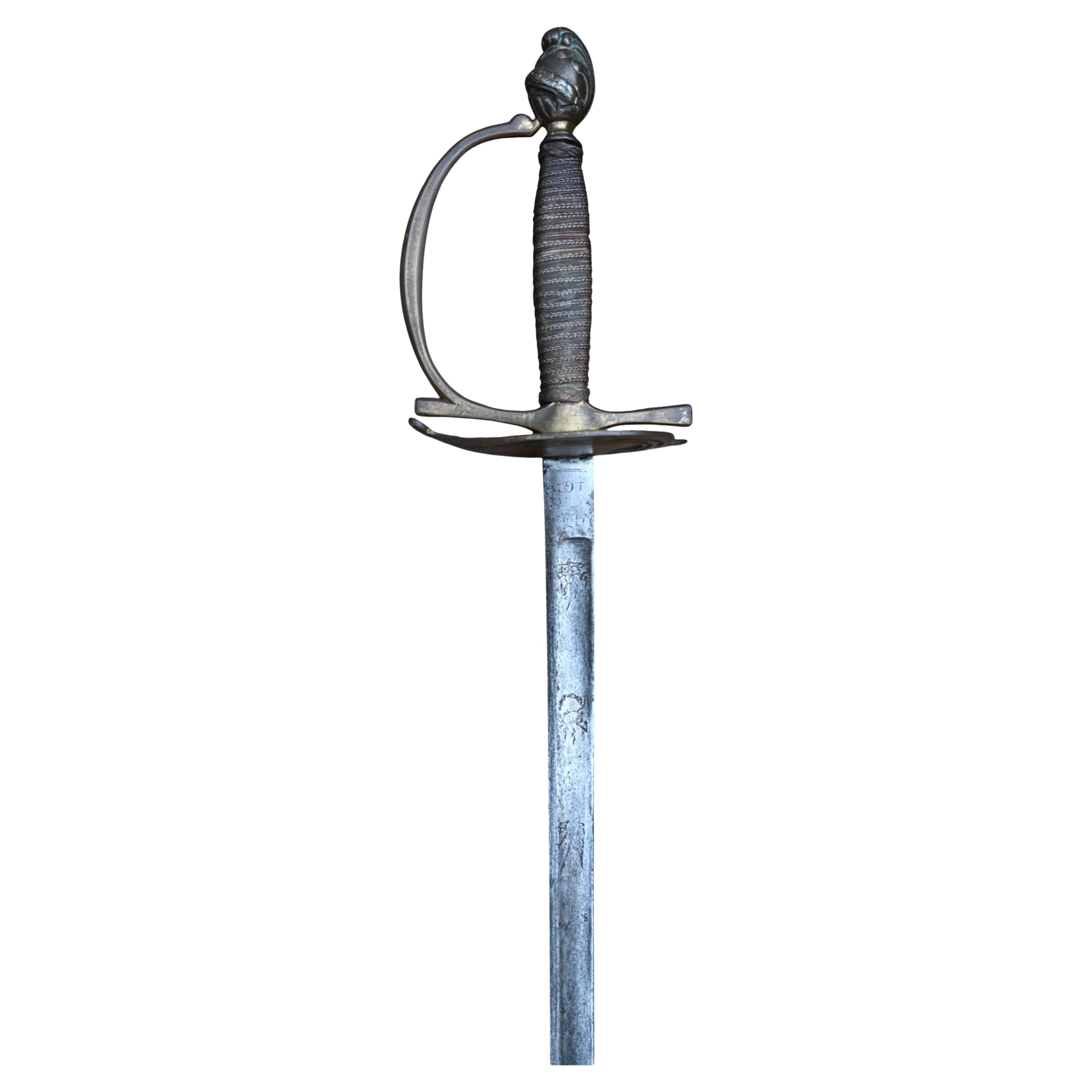 Épée d'officier - France ou Pays-Bas autrichiens - Circa 1770-1790