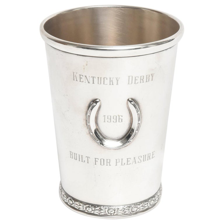 Official Kentucky Derby Sterling Silver Mint Julep Cup 1996 Built for