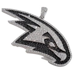 offizielle lizenziert NBA Atlanta Hawks 14k massives Gold Diamant-Anhänger von Gameplan