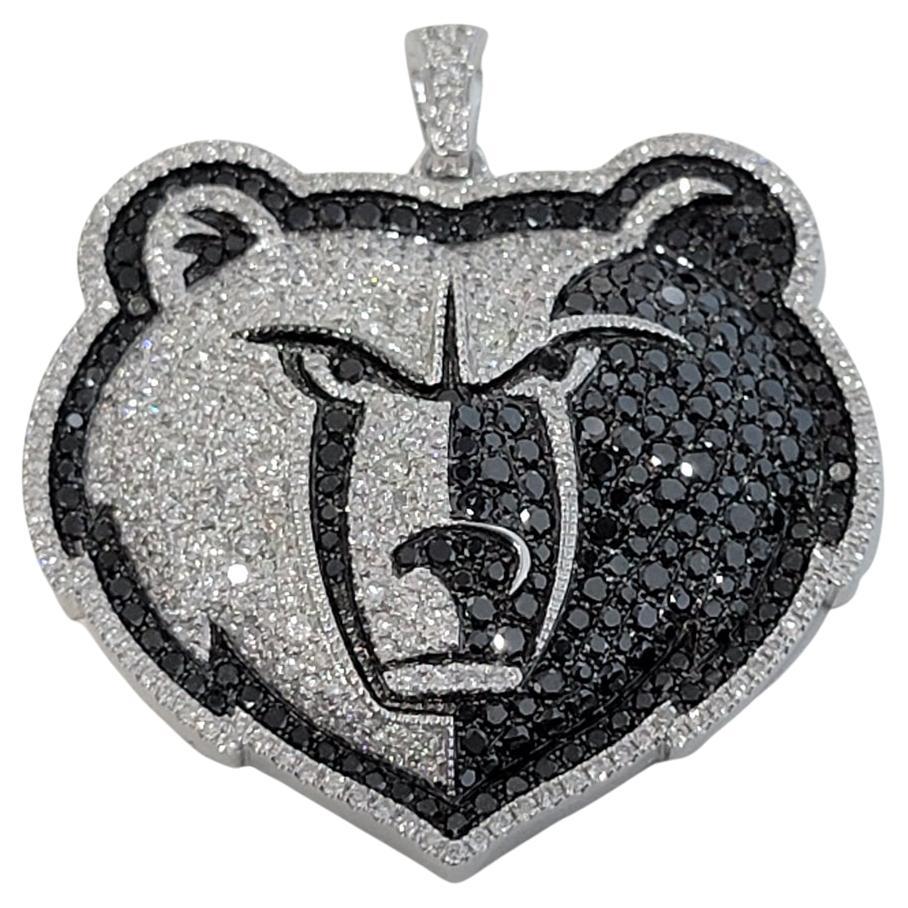 Official Licensed NBA Memphis Grizzlies 14k Gold Diamond Pendant by Gameplan For Sale