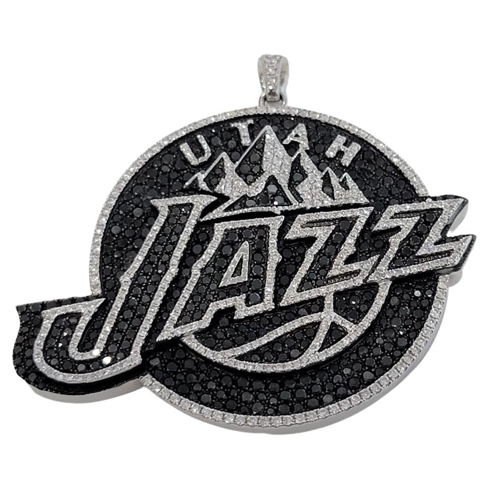 Official Licensed NBA Utah Jazz 14k Solid Gold Diamond Team Pendant by Gameplan For Sale