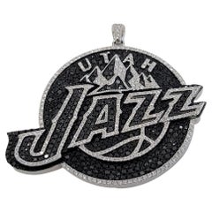 Official Licensed NBA Utah Jazz 14k Solid Gold Diamond Team Pendant by Gameplan