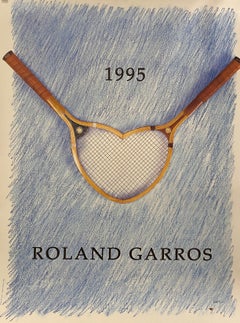 Official Original Roland Garros Tennis Poster, 1995