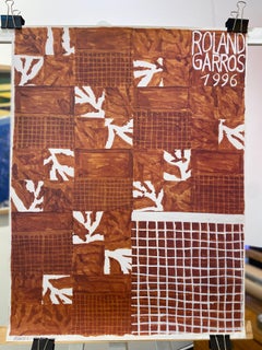Official Original Roland Garros Tennis Poster, 1996
