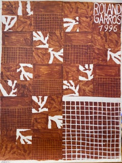 Official Original Roland Garros Tennis Poster, 1996