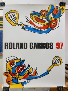 Official Original Roland Garros Tennis Poster, 1997