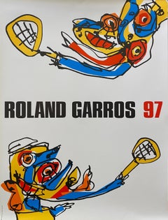 Official Original Roland Garros Tennis Poster, 1997