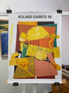 Official Original Roland Garros Tennis Poster, 1998