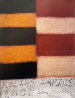 Official Original Roland Garros Tennis Poster, 2001