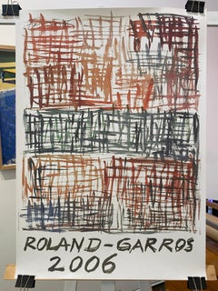 Official Original Roland Garros Tennis Poster, 2006