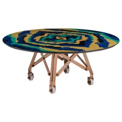 Table de salle à manger Officina plaquée par Mimetica Finishing