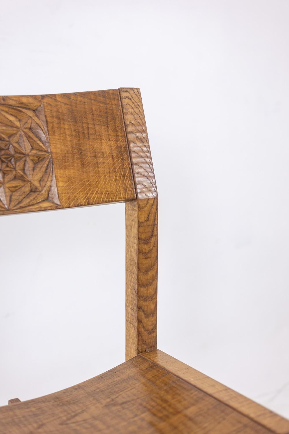 Officina Rivadossi, table et 4 chaises de style brutaliste. Italie, vers 1970 en vente 8