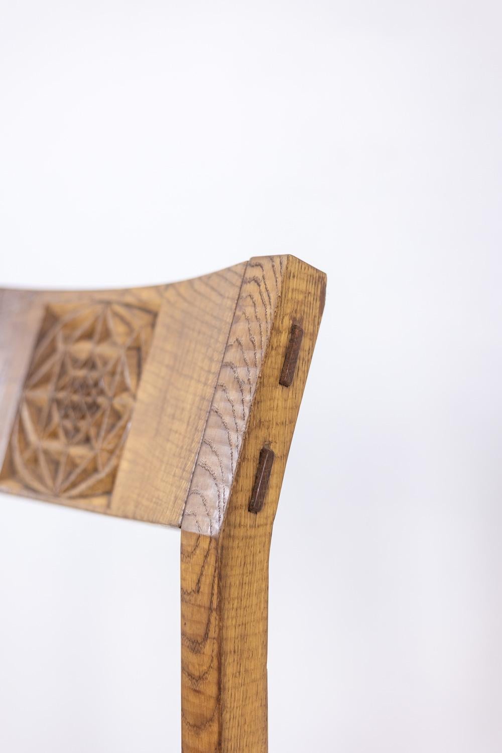 Officina Rivadossi, table et 4 chaises de style brutaliste. Italie, vers 1970 en vente 9