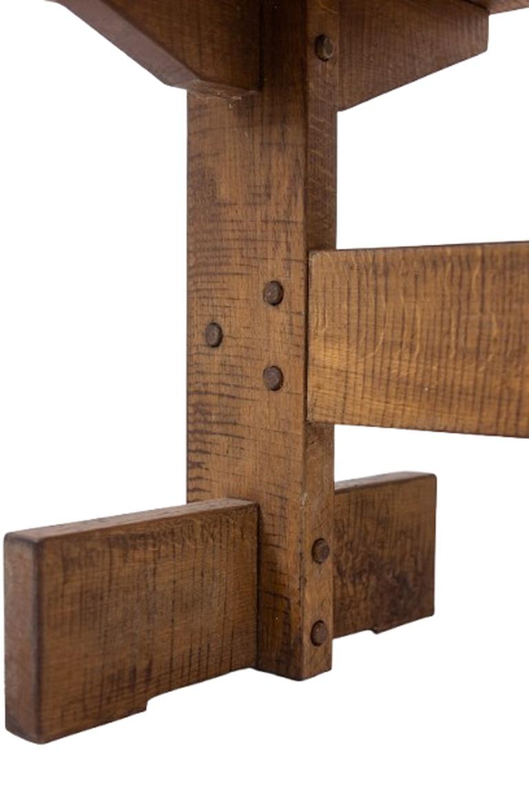 Officina Rivadossi, table et 4 chaises de style brutaliste. Italie, vers 1970 en vente 1