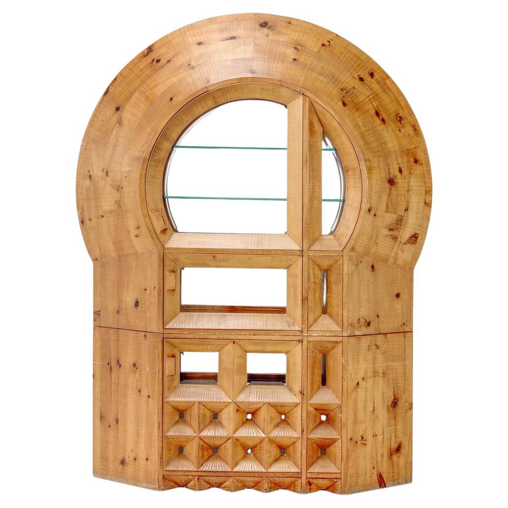 Officina Rivadossi credenza cabinet monumentale Design italiano anni '70