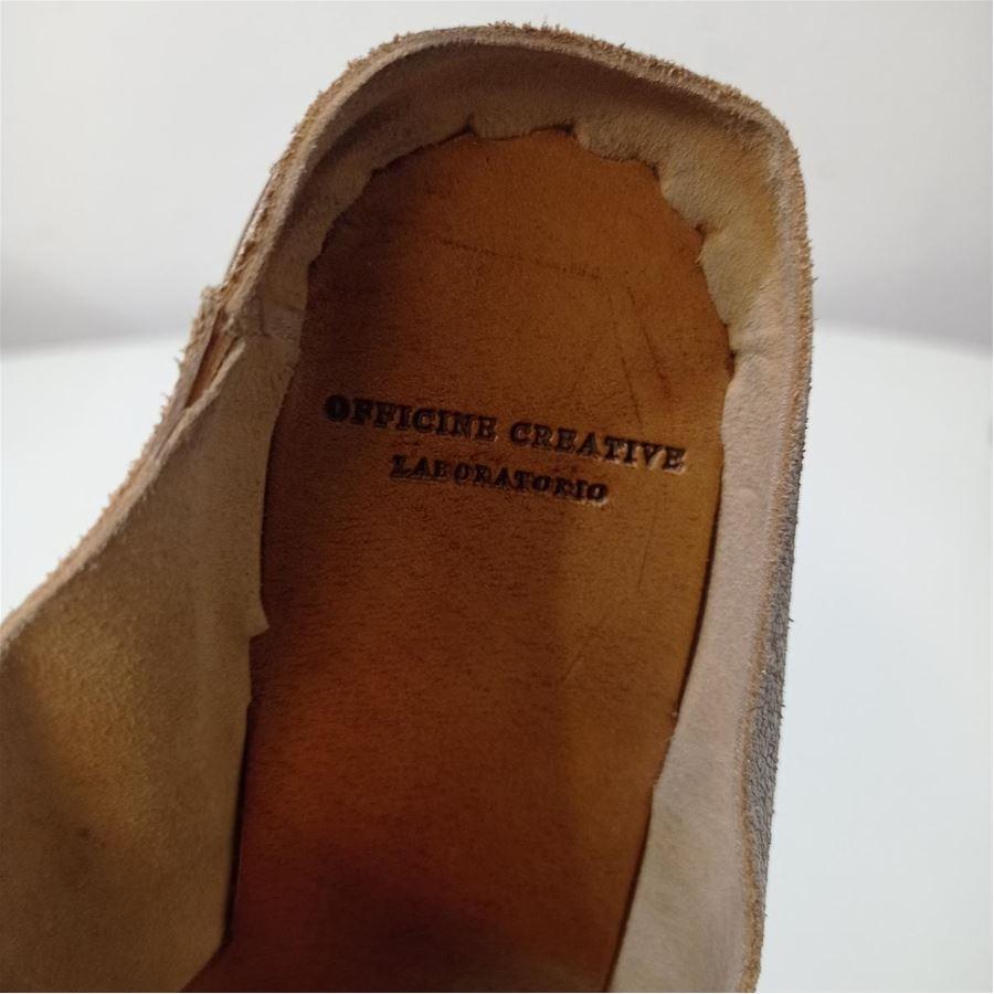 Officine Creative Leather flat size 39 In Excellent Condition For Sale In Gazzaniga (BG), IT