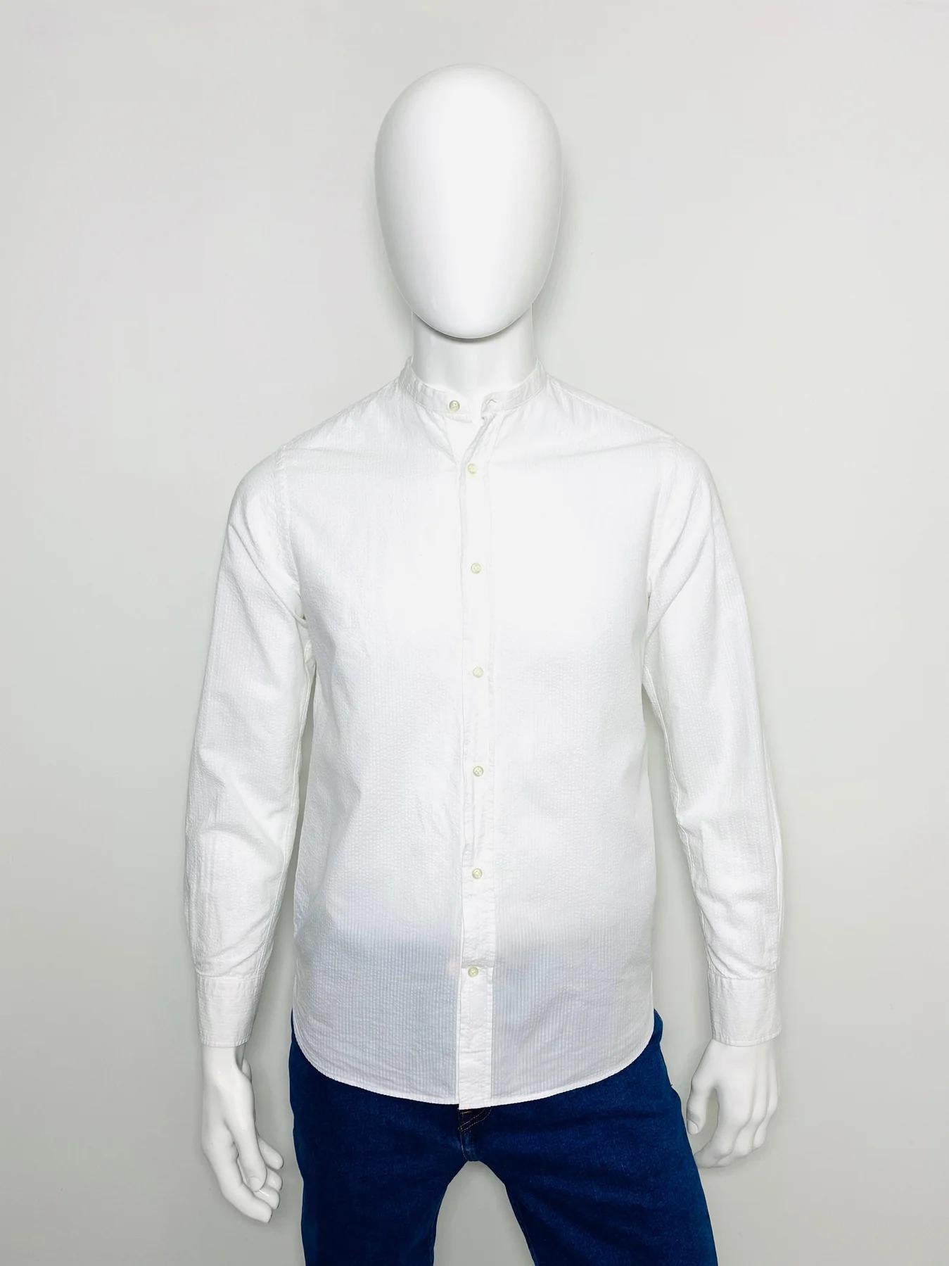Officine Generale Cotton Shirt In Excellent Condition For Sale In London, GB