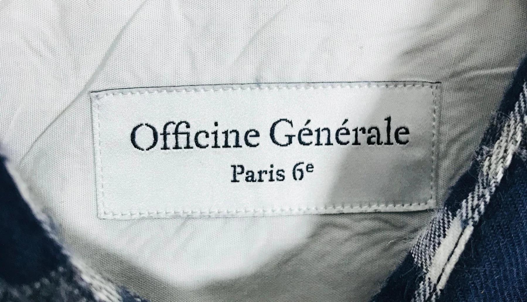 Men's Officine Generale Cotton Shirt For Sale