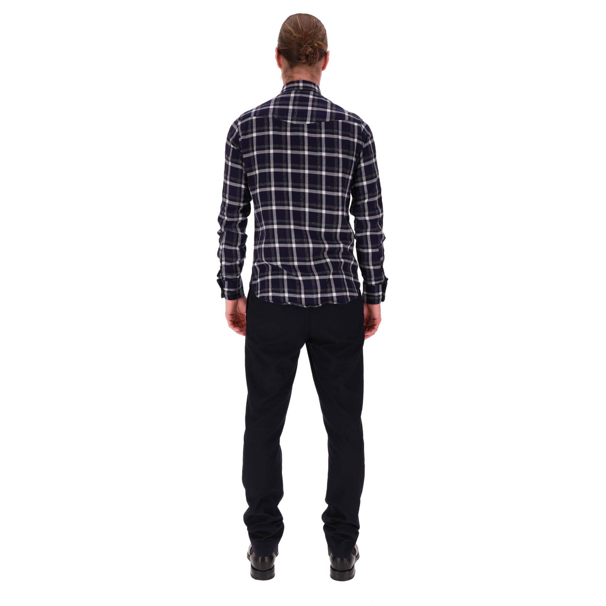 Camisa de algodón a cuadros Officine Generale en Excelente estado para la venta en London, GB
