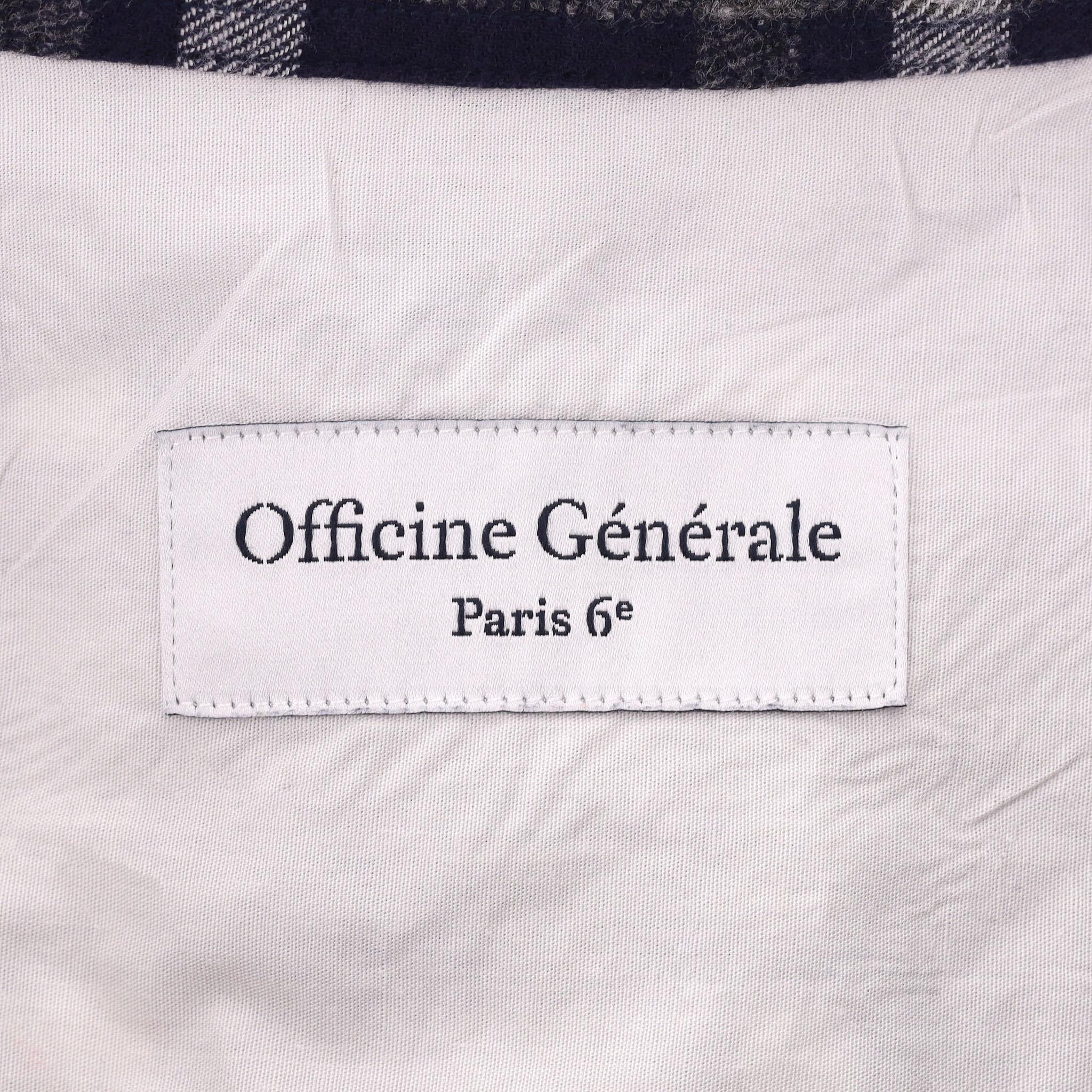 De las mujeres Camisa de algodón a cuadros Officine Generale en venta