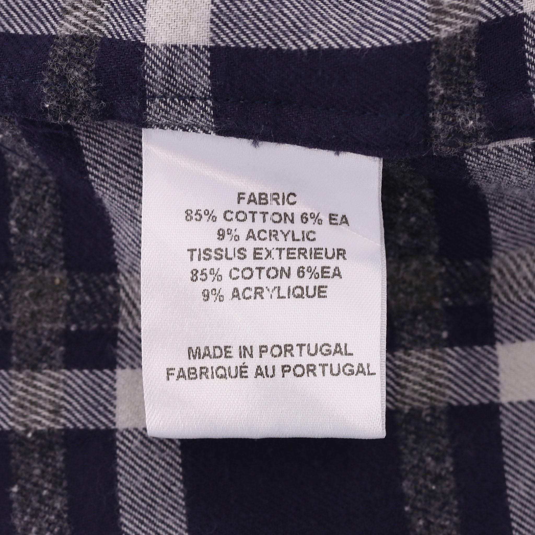 Camisa de algodón a cuadros Officine Generale en venta 2