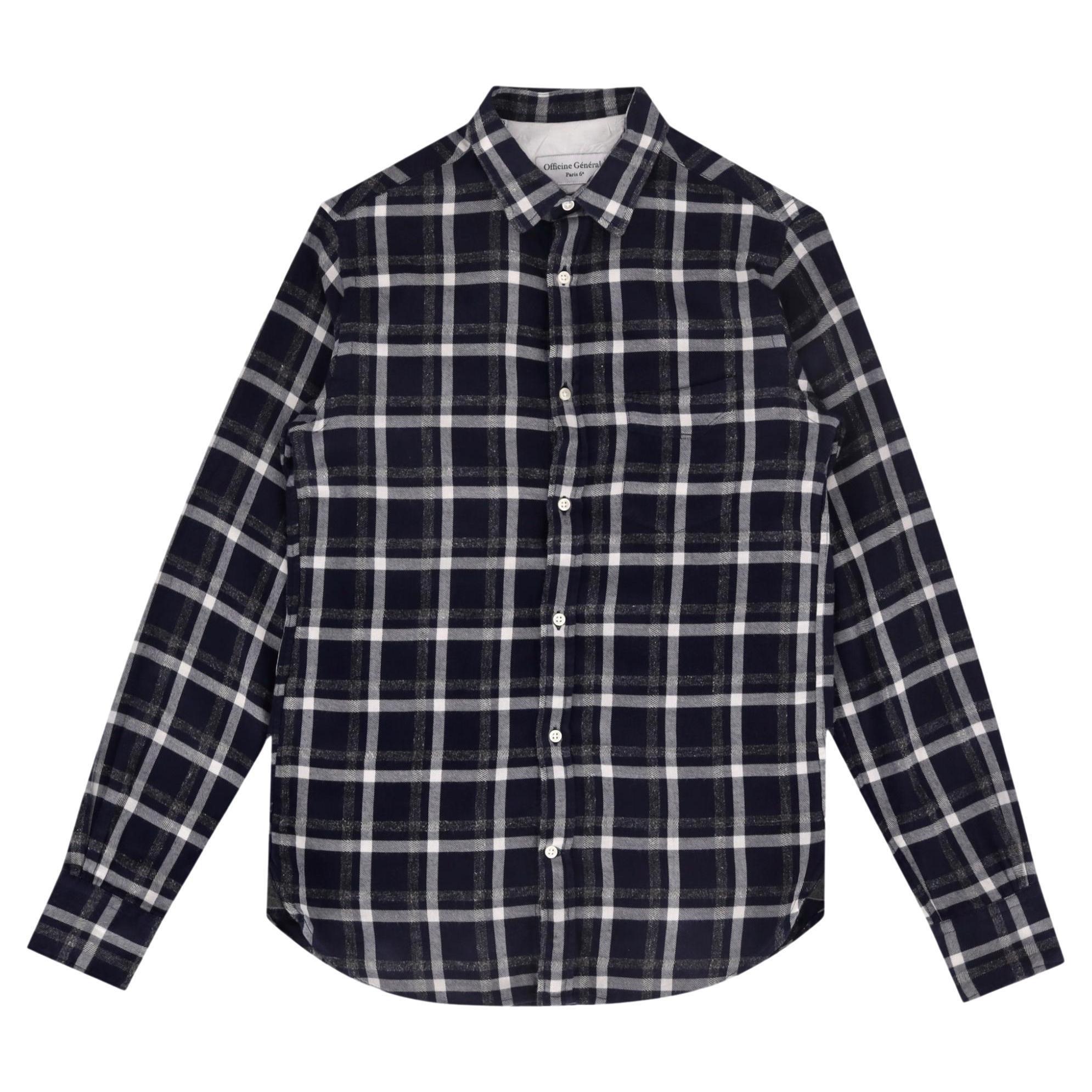 Camisa de algodón a cuadros Officine Generale