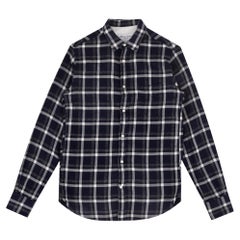 Officine Generale Plaid Check Cotton Shirt