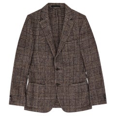 Officine Generale Prince Of Wales Checked Wool Jacket