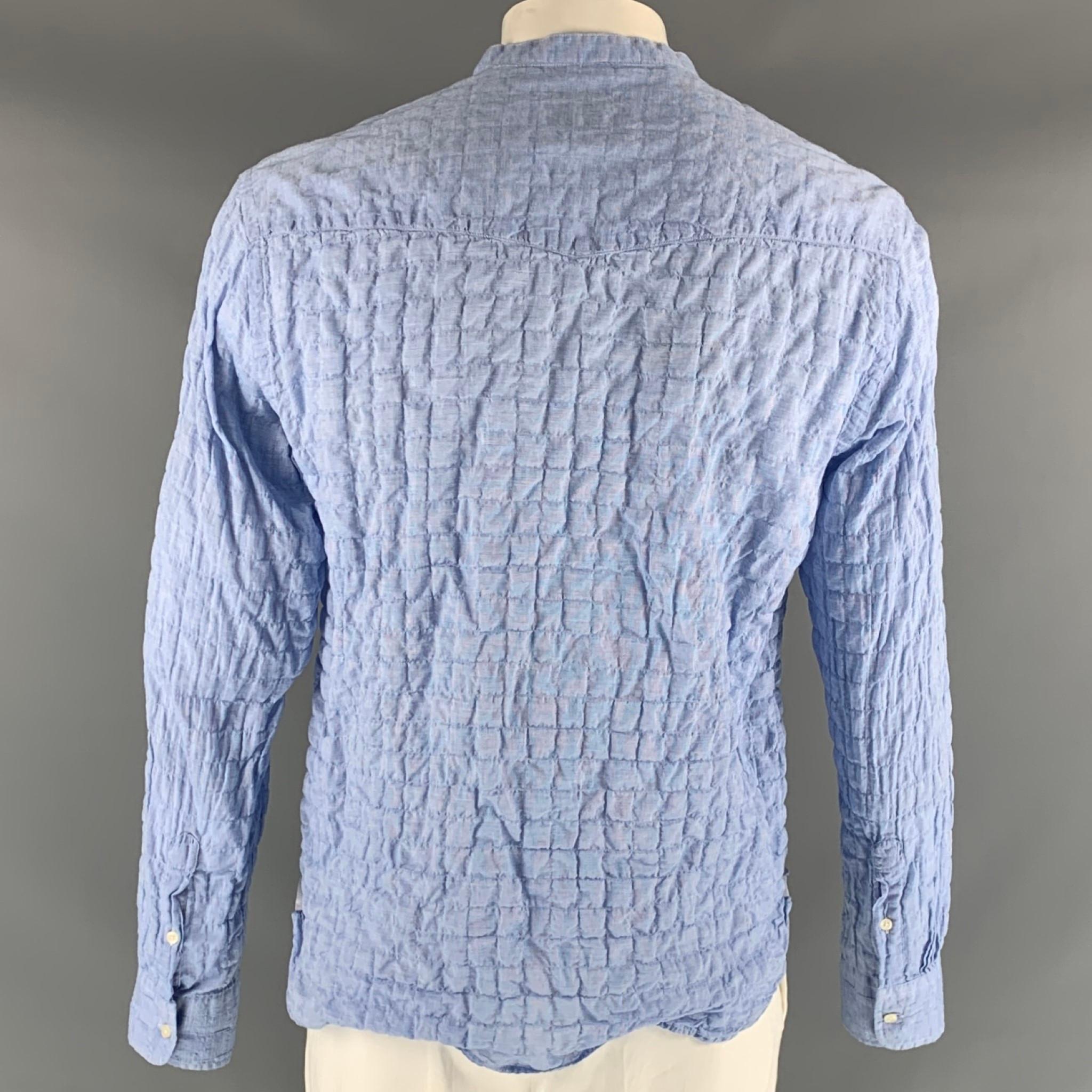quilted long sleeve shirt