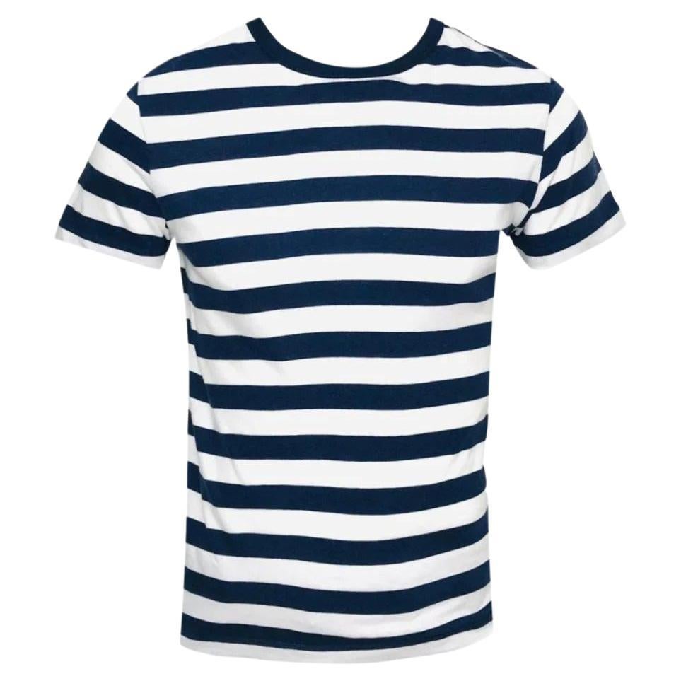 Officine Generale Stripe T- shirt For Sale