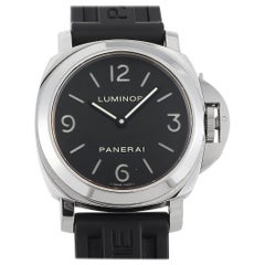 Used Officine Panerai Luminor Base Black Dial Watch PAM00112