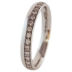 Offset-Diamant-Ring 18 Karat