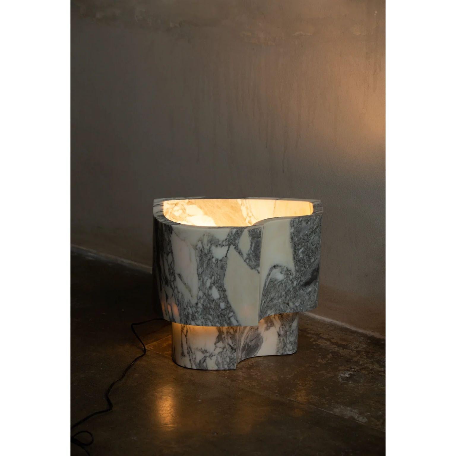 henry wavy mod floor lamp