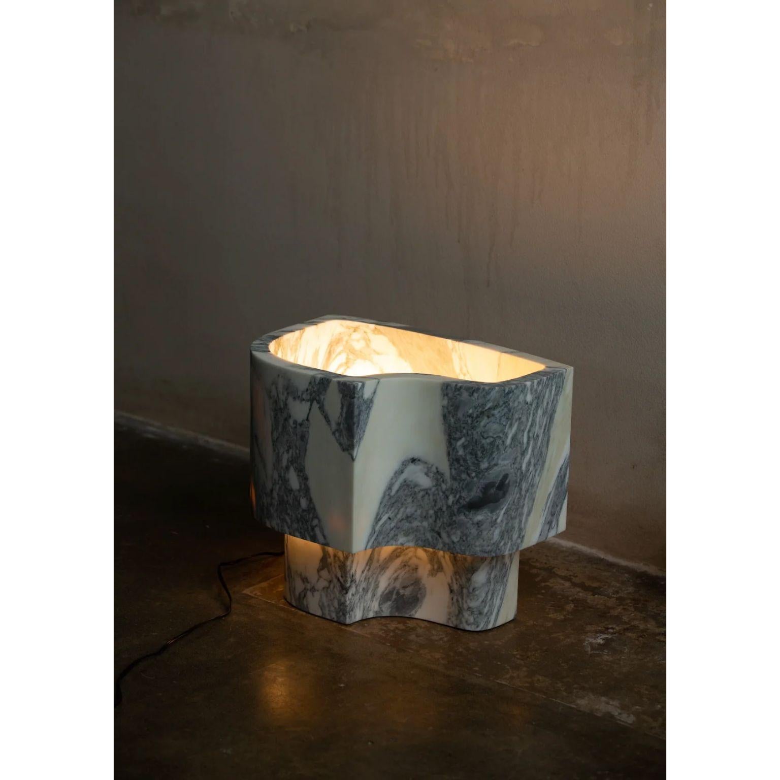henri wavy mod floor lamp