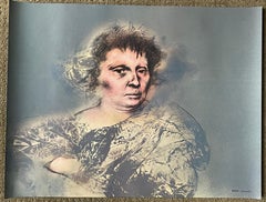 Offset Lithograph Drawing from "Portfolio" by Rafael Coronel, 1978