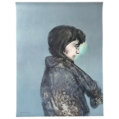Disegno litografico offset da "Portfolio" di Rafael Coronel, 1978