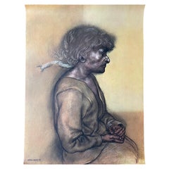 Disegno litografico offset da "Portfolio" di Rafael Coronel, 1978